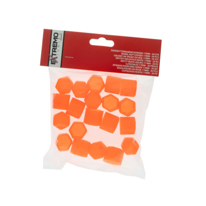 EPTUNING038 Krytky na šrouby 17 MM - Oranžové (Silikonové)