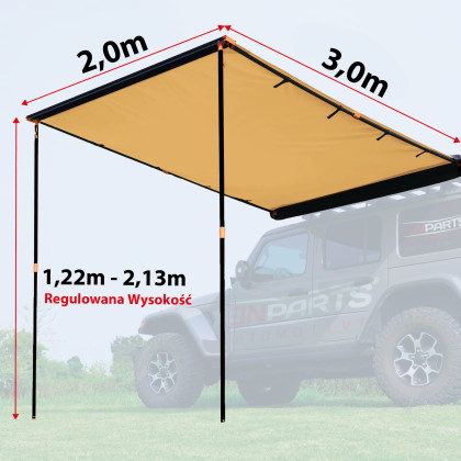EPTENT01 Side Awning 2m x 3m