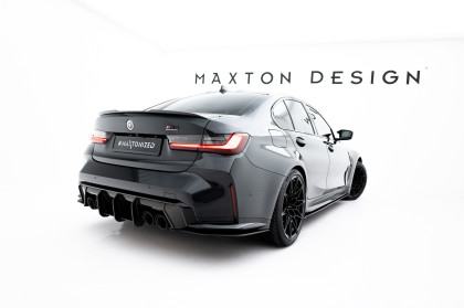 Spoiler zadního nárazníku Street pro BMW M3 Sedan / Touring G80 červený