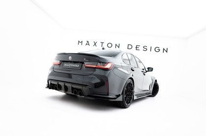 Splittery zadní boční V.5 BMW M3 Sedan / Touring G80 / G81 černý lesklý plast