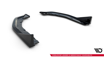 Splittery zadní boční V.5 BMW M3 Sedan / Touring G80 / G81 černý lesklý plast