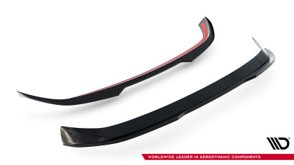 Prodloužení spoileru Toyota GR Corolla Mk12 černý lesklý plast