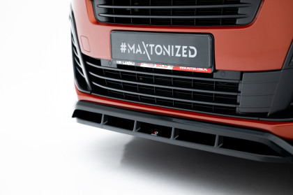 Spojler pod nárazník lipa Peugeot Expert Mk3 černý lesklý plast