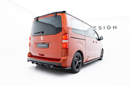 Prodloužení spoileru Peugeot Expert Mk3 černý lesklý plast
