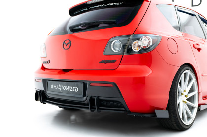 Spoiler zadního nárazníku Street pro Mazda 3 MPS Mk1 EU Version červený