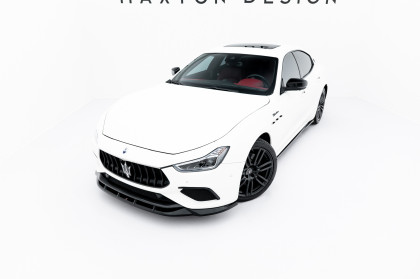 Spojler pod nárazník lipa Maserati Ghibli Modena Mk3 Facelift černý lesklý plast