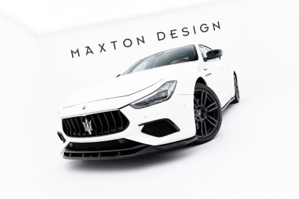 Spojler pod nárazník lipa Maserati Ghibli Modena Mk3 Facelift černý lesklý plast