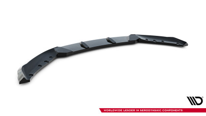 Spojler pod nárazník lipa BMW 4 Cabrio / Coupe F33 / F32 černý lesklý plast
