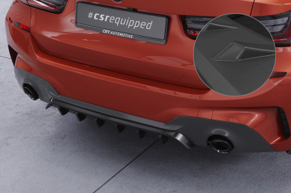 Spoiler pod zadní nárazník, difuzor CSR pro BMW 3 G20 / G21 2019-2022 - černý matný