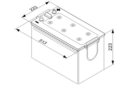AKUMULATOR 180AH 1000A T5 BOSCH