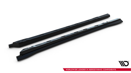 Prahové lišty MG HS Mk2 černý lesklý plast