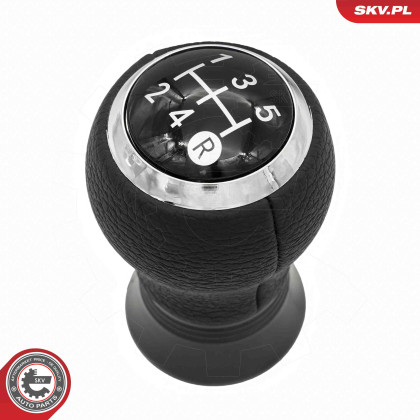 Hlavice řadící páky Toyota Auris / Corrola / Yaris, černá, eko kůže