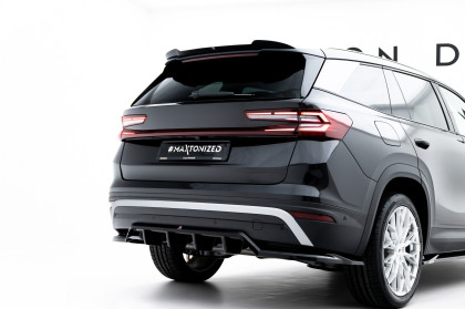 Prodloužení spoileru spodní Škoda Kodiaq Mk2 černý lesklý plast