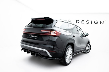 Prodloužení spoileru spodní Škoda Kodiaq Mk2 černý lesklý plast