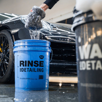 K2 Modrý detailingový kbelík "RINSE" 20L - pro bezpečné oplachování