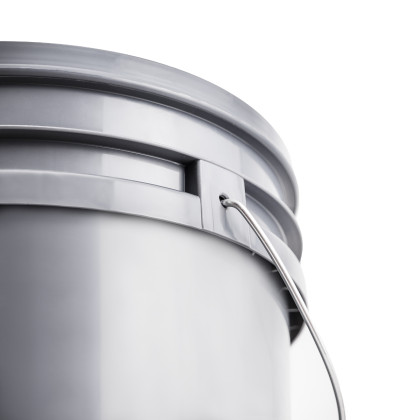 K2 Šedý detailingový kbelík "RINSE" 20L - pro bezpečné oplachování