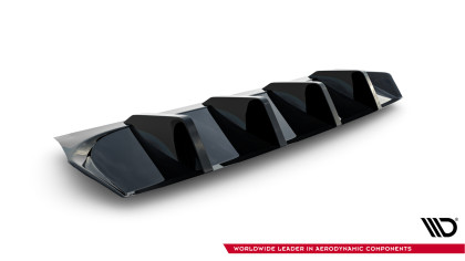 Spoiler zadního narázníku Škoda Octavia Sportline Liftback / Combi Mk4 Facelift černý lesklý plast