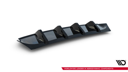 Spoiler zadního narázníku Škoda Octavia Sportline Liftback / Combi Mk4 Facelift černý lesklý plast