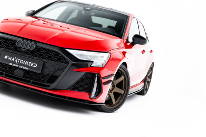 Street pro spojler pod nárazník lipa Audi RS3 Sedan 8Y Facelift černý
