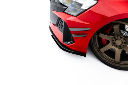 Street pro spojler pod nárazník lipa + flaps Audi RS3 Sedan 8Y Facelift černý