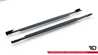Prahové lišty Street pro + flaps Audi RS3 Sedan 8Y Facelift černé
