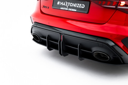 Spoiler zadního nárazníku Street pro Audi RS3 Sedan 8Y Facelift černý