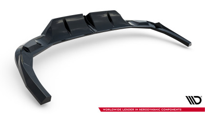 Spoiler zadního narázníku V.1 Audi RS3 Sedan 8Y Facelift černý lesklý plast