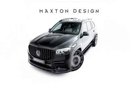 Spojler pod nárazník lipa Mercedes-Benz GLS AMG-Line X167 Facelift černý lesklý plast