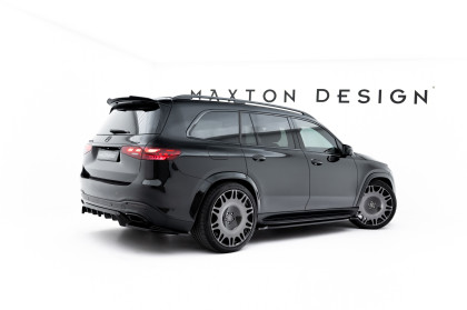 Prahové lišty Mercedes-Benz GLS AMG-Line X167 Facelift černý lesklý plast