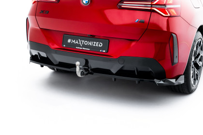 Spoiler zadního narázníku BMW X3 M-Pack G45 černý lesklý plast