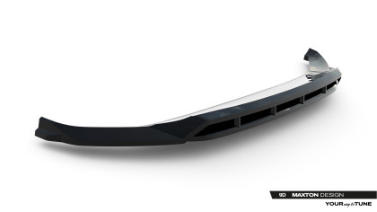 Spojler pod nárazník lipa Jaguar F-Pace R-Sport Mk1 Facelift černý lesklý plast