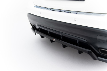 Spoiler zadního narázníku Mercedes-Benz GLA 45 AMG X156 Facelift černý lesklý plast