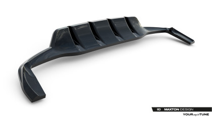 Spoiler zadního narázníku Mercedes-Benz GLA 45 AMG X156 Facelift černý lesklý plast