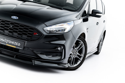 Spojler pod nárazník lipa Ford S-Max ST-Line Mk2 Facelift černý lesklý plast