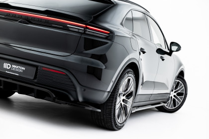 Spoiler zadního narázníku Porsche Macan EV Mk1 černý lesklý plast