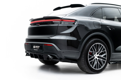 Spoiler zadního narázníku Porsche Macan EV Mk1 černý lesklý plast