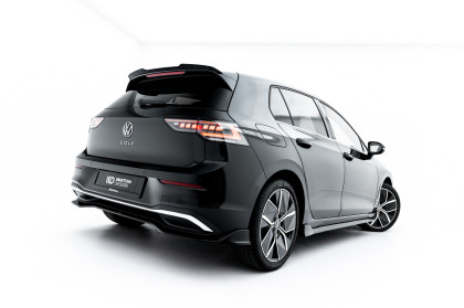 Spoiler zadního narázníku Volkswagen Golf Mk8 Facelift černý lesklý plast