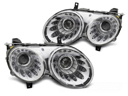Přední světla s LED pro JEEP GRAND CHEROKEE 2016-2021 černé