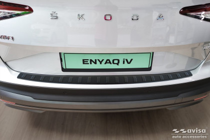 Ochranná lišta zadního nárazníku Avisa pro Škoda Enyaq iV - černá matná
