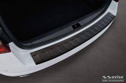 Ochranná lišta zadního nárazníku Avisa pro Škoda Octavia III RS Combi 2013-2019 černá matná