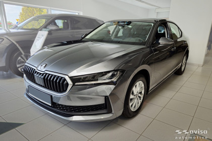 Ochranná lišta zadního nárazníku Avisa pro Škoda Superb 4 Liftback - černá matná