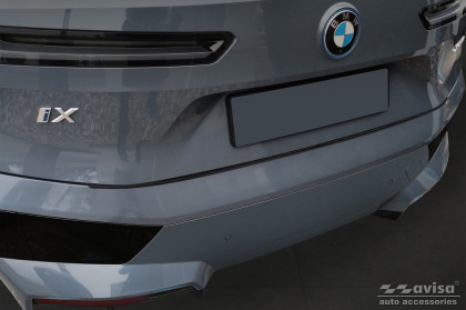 Ochranná lišta zadního nárazníku Avisa pro BMW iX (I20) 2021- černá matná