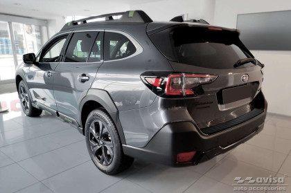 Ochranná lišta zadního nárazníku Avisa pro Subaru Outback VI (BT) 2021-  černá matná
