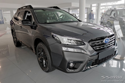Ochranná lišta zadního nárazníku Avisa pro Subaru Outback VI (BT) 2021-  černá matná