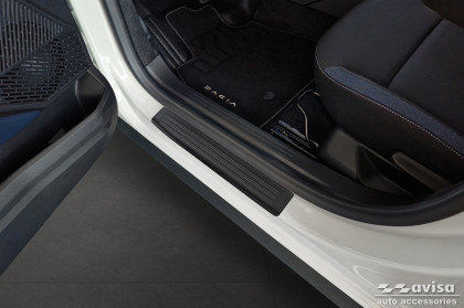 Prahové ochranné nerezové lišty Avisa pro Dacia Duster 3 2024-  černé matné