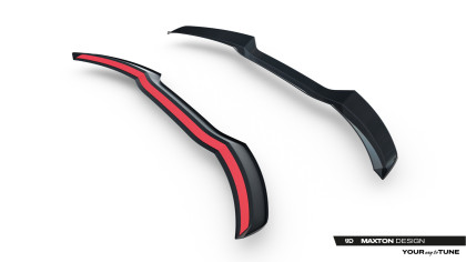 Prodloužení spoileru Cupra Terramar Mk1 černý lesklý plast