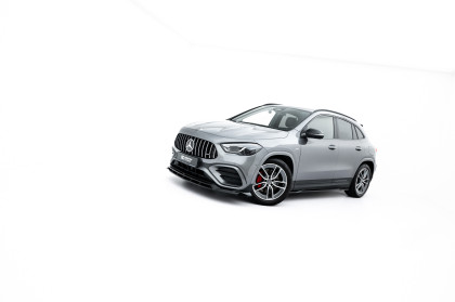 Spojler pod nárazník lipa V.1 Mercedes-AMG GLA 35 H247 Facelift černý lesklý plast