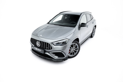 Spojler pod nárazník lipa V.1 Mercedes-AMG GLA 35 H247 Facelift černý lesklý plast