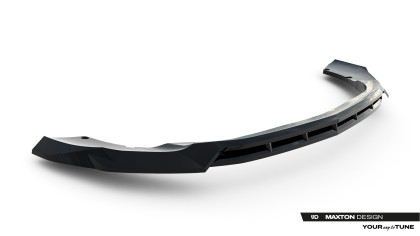 Spojler pod nárazník lipa V.1 Mercedes-AMG GLA 35 H247 Facelift černý lesklý plast