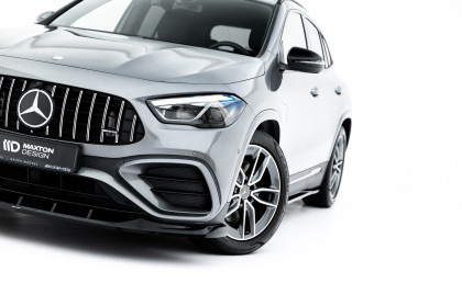 Spojler pod nárazník lipa V.2 Mercedes-AMG GLA 35 H247 Facelift černý lesklý plast